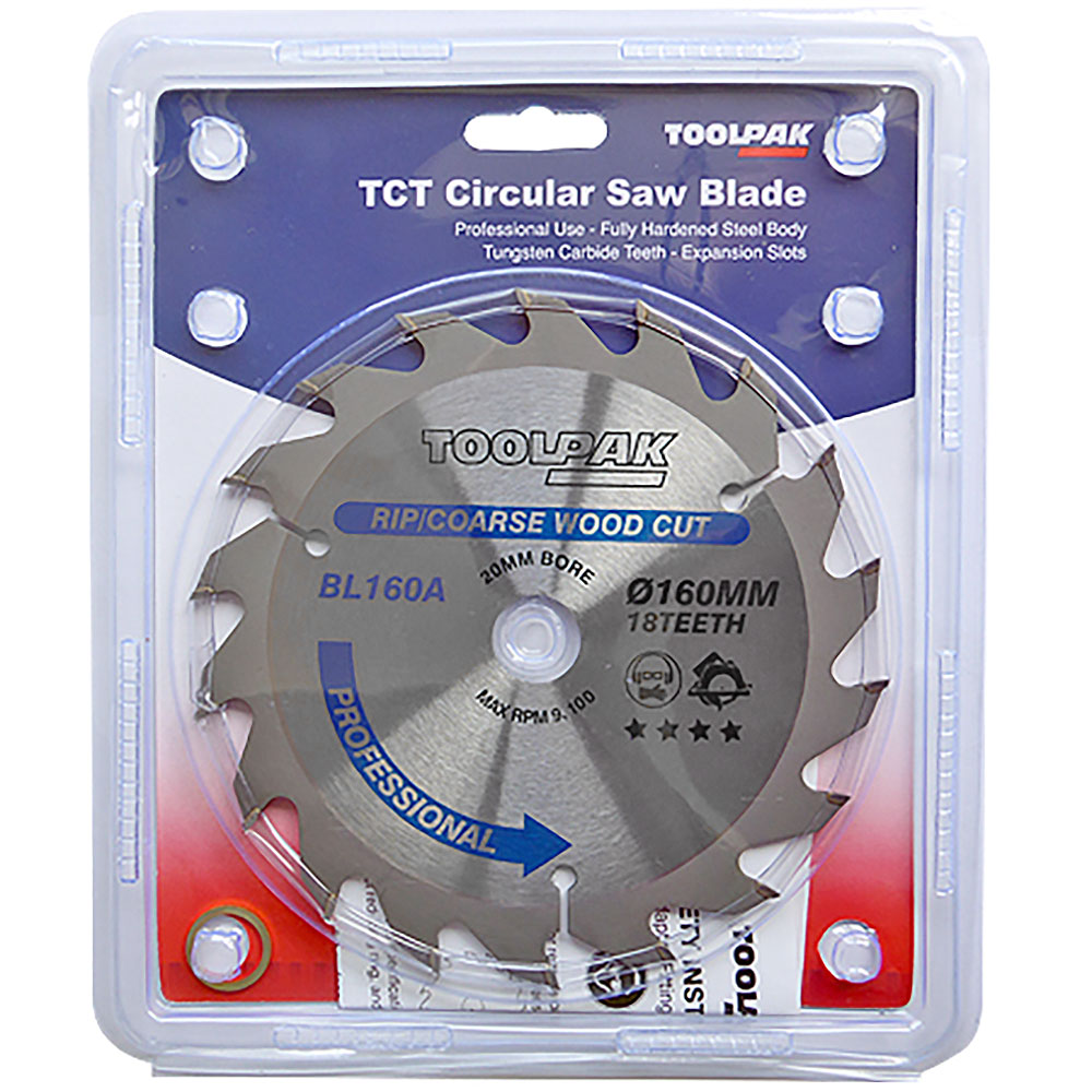 160mm X 20mm X 18t Professional Tct Saw Blade